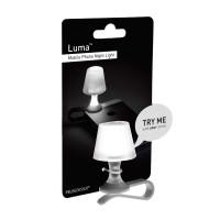Мини-ночник для мобильного телефона "Luma", серый