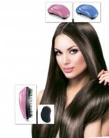 Расческа для распутывания волос "Ноу тэнглз", 12x8 см, розовая (арт. KZ 0352)
