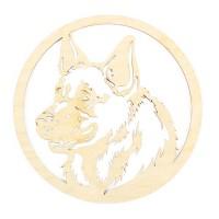 Декоративная форма "Собачья медаль 2" (арт. DZ70046)