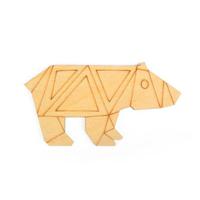 Форма для декора "Оригами - медведь"