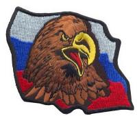 Нашивка "Russian eagle - российский флаг с орлом"