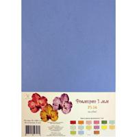 Фоамиран, 210x297 мм, 5 листов, голубой, арт. F1-14