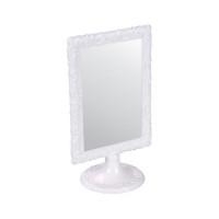Зеркало "Ажур" вертикальное, 10x15 см (белый)