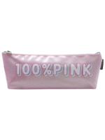 Пенал "100% Pink", с сердечками, с подсветкой, цвет: розовый