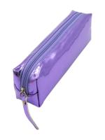 Пенал школьный, прямоугольный, цвет: фиолетовый перламутр