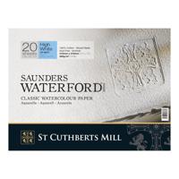 Бумага для акварели "Saunders Waterford CP High White", 410x310 мм, 300 г/м2, 20 листов