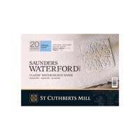 Бумага для акварели "Saunders Waterford CP White", 310x230 мм, 300 г/м2, 20 листов