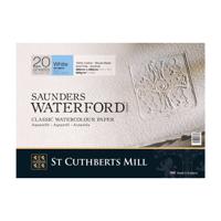Бумага для акварели "Saunders Waterford CP White", 360x260 мм, 300 г/м2, 20 листов