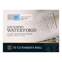 Бумага для акварели "Saunders Waterford CP White", 410x310 мм, 300 г/м2, 20 листов