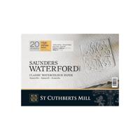 Бумага для акварели "Saunders Waterford Rough High White", 310x230 мм, 300 г/м2, 20 листов