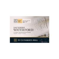 Бумага для акварели "Saunders Waterford Rough White", 260x180 мм, 300 г/м2, 20 листов