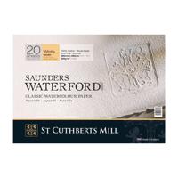 Бумага для акварели "Saunders Waterford Rough White", 360x260 мм, 300 г/м2, 20 листов