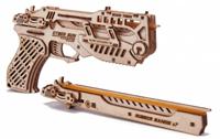 Сборная деревянная модель Wood Trick "Пистолет. Сайбер Ган"