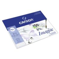 Папка с бумагой для черчения и графики Canson "Imagine", мелкое зерно, 200 г/м2, 24x32 см, 10 листов