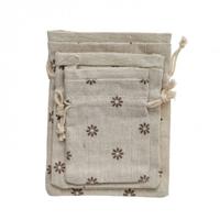 Подарочные мешочки из ткани, набор №14, 3 штуки, 3 размера