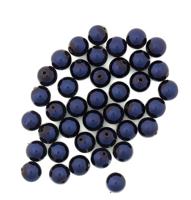 Хрустальный жемчуг Preciosa "Dark Blue", 6 мм, 40 штук, арт. 131-10-011