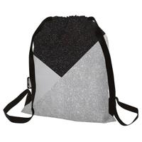 Мешок-рюкзак для обуви из микса материалов и светооторажающей вставкой "Seventeen"
