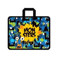 Папка пластиковая для творчества "Monsters", A4+