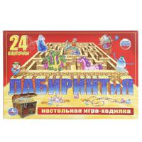 Настольная игра-ходилка "Лабиринтия" (24 карточки)