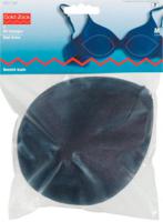 Вкладки в бюстгальтер (с защитой для кожи), размер М, черные, 2 штуки