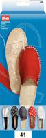 Подошвы для пошива летней обуви "Эспадрильи", размер 41 (27,4 см), цвет: натуральный, 1 пара