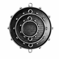 Набор заготовок для украшений "Circles Three. Круги 3", серебро, арт. MB1-007S