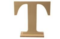 Деревянная буква "Т", 14,5x4x15 см