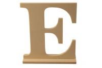 Деревянная буква "Е", 15x4x15,5 см