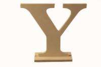 Деревянная буква "Y", 16x4x15 см