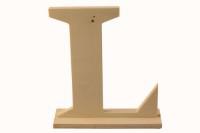 Деревянная буква "L", 16x4x15 см