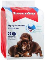 Приучающие пеленки для животных "Everyday", 30 штук, 60х90 см