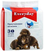 Приучающие пеленки для животных "Everyday", 30 штук, 60х60 см