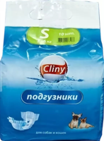 Подгузники для собак и кошек весом 3-6 кг "Cliny", размер S