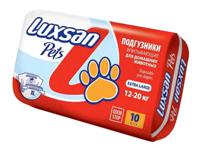 Подгузники для домашних животных "Luxsan Pets", 12-20 килограмм, 10 штук. Размер XL