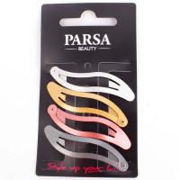 Заколки клик-клак для волос Parsa Beauty 51231 (4 штуки)