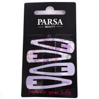 Заколки клик-клак для волос Parsa Beauty 32636 (4 штуки)