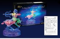 Конструктор пластиковый 3D пазл "Стрелец", 40 деталей (свет)