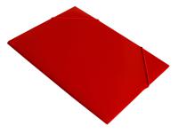 Папка на резинке "Бюрократ", цвет: красный, A4, арт. -PR05RED
