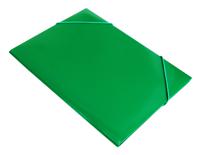 Папка на резинке "Бюрократ", цвет: зеленый, A4, арт. -PR04GRN