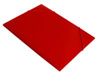 Папка на резинке "Бюрократ", цвет: красный, A4, арт. -PR04RED