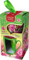 Подарочный набор "Hilltop. Цветочный шар": чай черный "Hilltop", 80 г + кружка