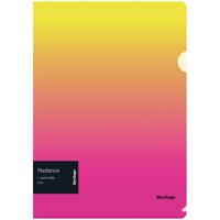 Папка-уголок "Radiance", А4, 200 мкм, желто-розовый градиент