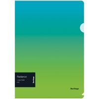 Папка-уголок "Radiance", А4, 200 мкм, сине-зеленый градиент