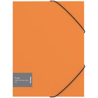 Папка на резинке "Fuze", A4, 600 мкм, оранжевая