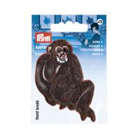 Термоаппликация "Шимпанзе", цвет коричневый, 6x6,5 см (арт. 924319)