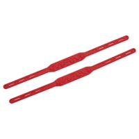Штрипки "Hobby & Pro", 26,5 см, 2 штуки, цвет красный
