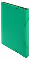 Портфель на резинке "Бюрократ", цвет: зеленый, A4, 6 отделений, арт. -BPR6GRN