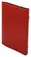 Портфель на резинке "Бюрократ", цвет: красный, A4, 6 отделений, арт. -BPR6RED