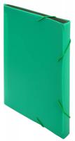 Портфель на резинке "Бюрократ", цвет: зеленый, A4, 13 отделений, арт. -BPR13GRN