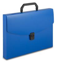 Портфель "Бюрократ", цвет: синий, A4, 1 отдел, арт. -BPP01BLUE